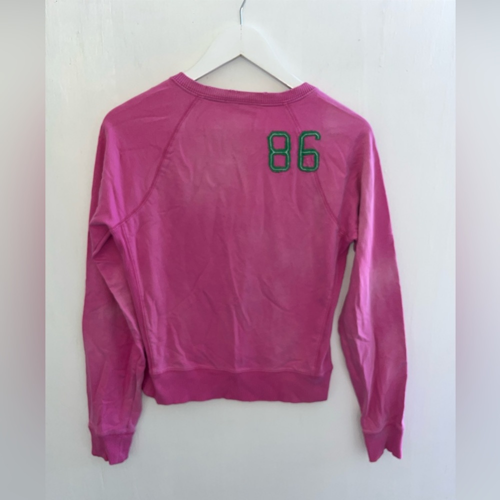 PINK for VICTORIAS SECRET Vtg Y2K Pink Lifeguard Pullover Sweatshirt Logo Size M - Picture 4 of 5